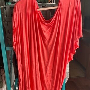 Asymmetrical Coral Dress